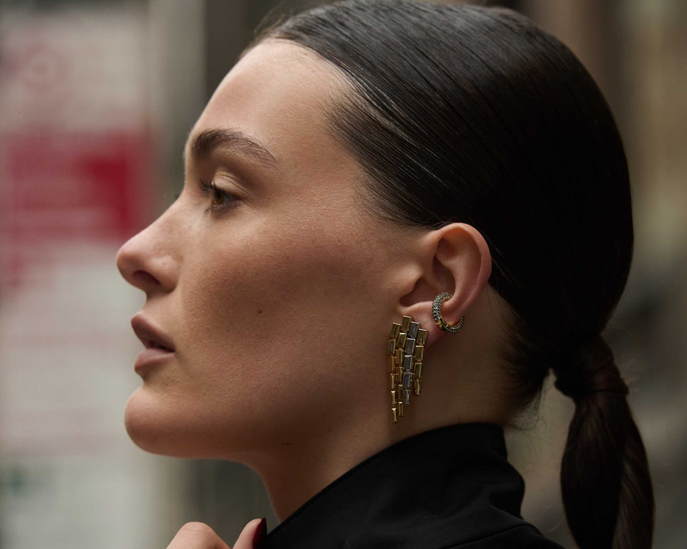 Eva Pave Gold Ear Cuff 1.0