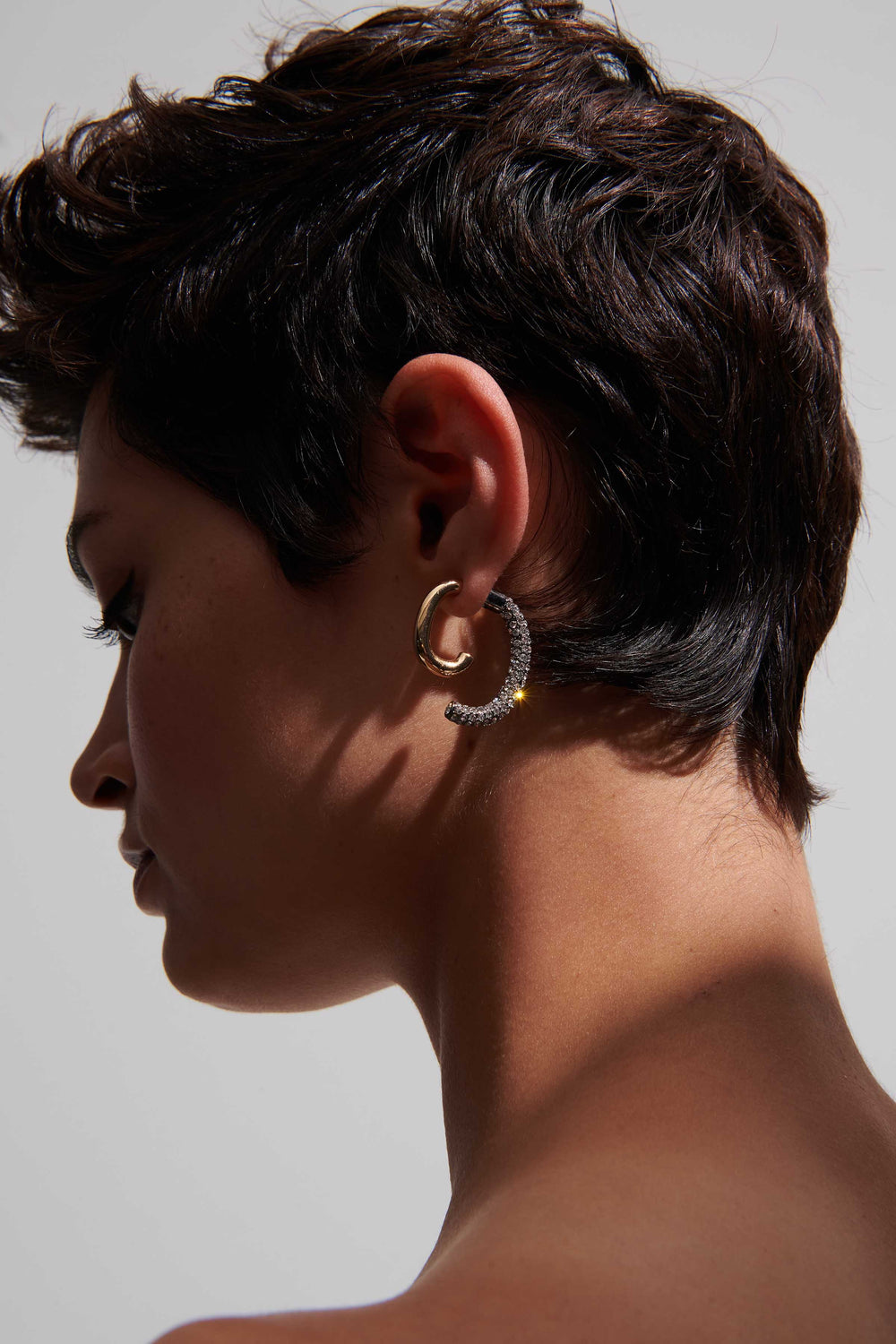 Pave Luna Gold