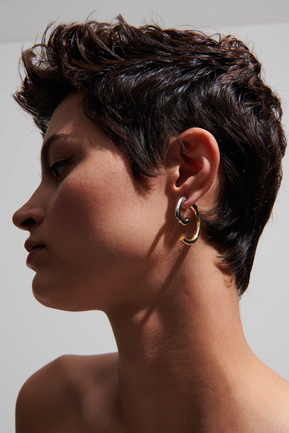 Luna Earring Two Tone