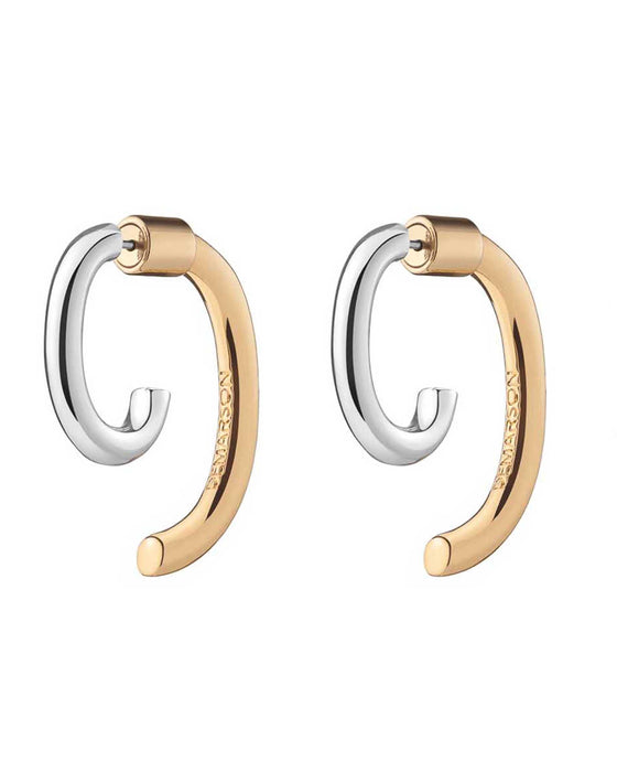 Luna Earring Two Tone
