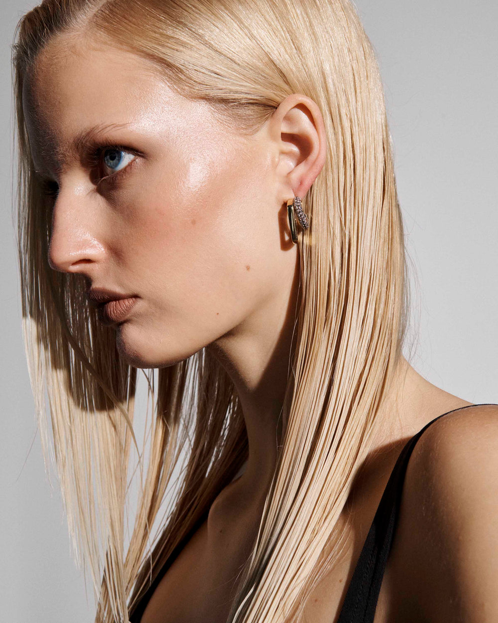 Tina Mini Pave Earring