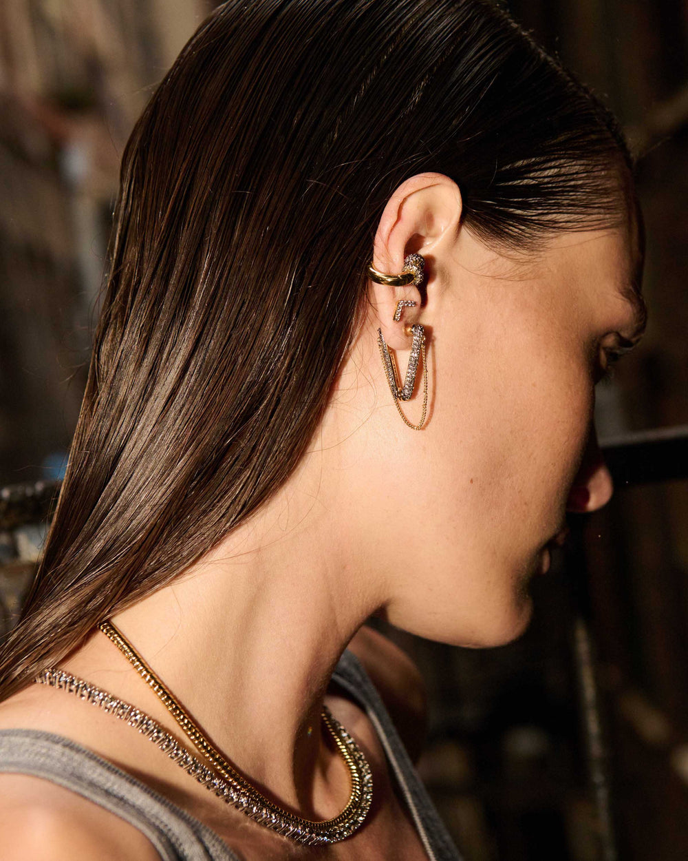 Vera Pave Mini Earrings